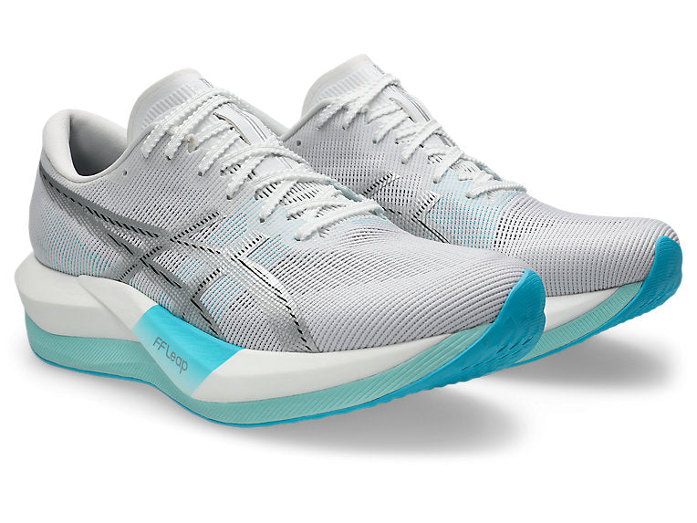 Buy ASICS Unisex Magic Speed 5 Wide - White / Pure Silver for running in Singapore - Running Lab SG