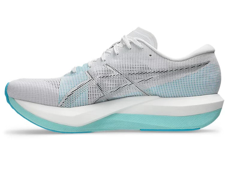 Buy ASICS Unisex Magic Speed 5 Wide - White / Pure Silver for running in Singapore - Running Lab SG
