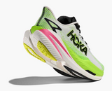 Buy HOKA Women Mach X 3 - White / Neon Lime for running in Singapore - Running Lab SG