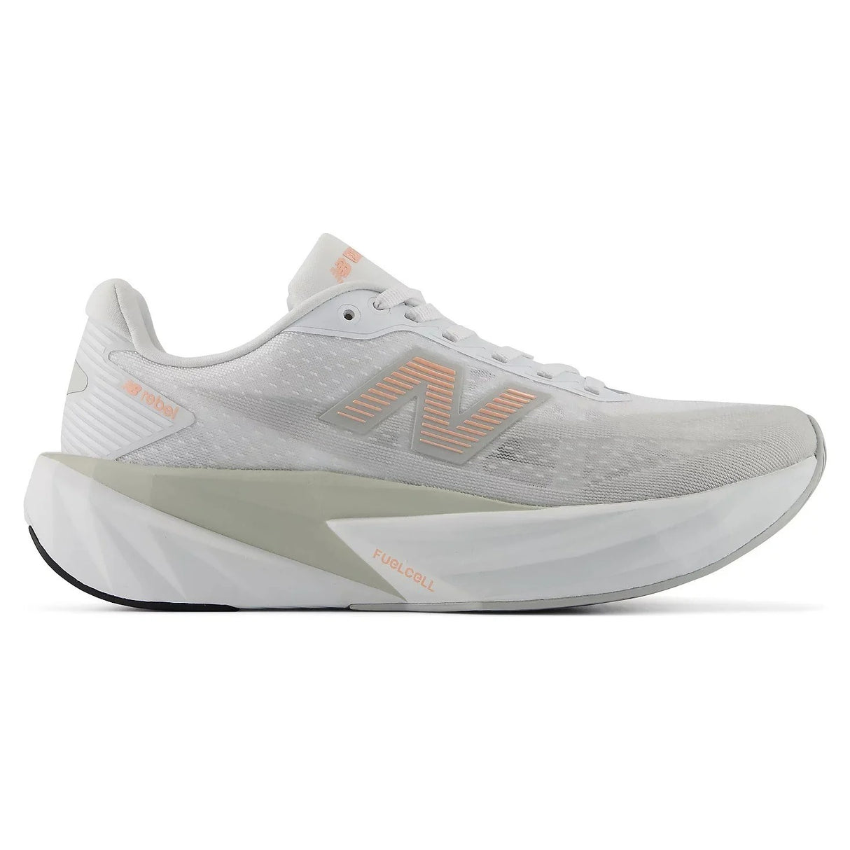 Buy New Balance Women FuelCell Rebel V5 - Pink Lemondae / Grey Matter for running in Singapore - Running Lab SG