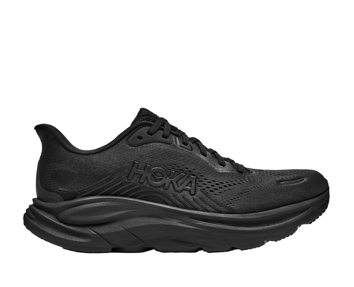 HOKA Men Clifton 11 Wide - Black / Black