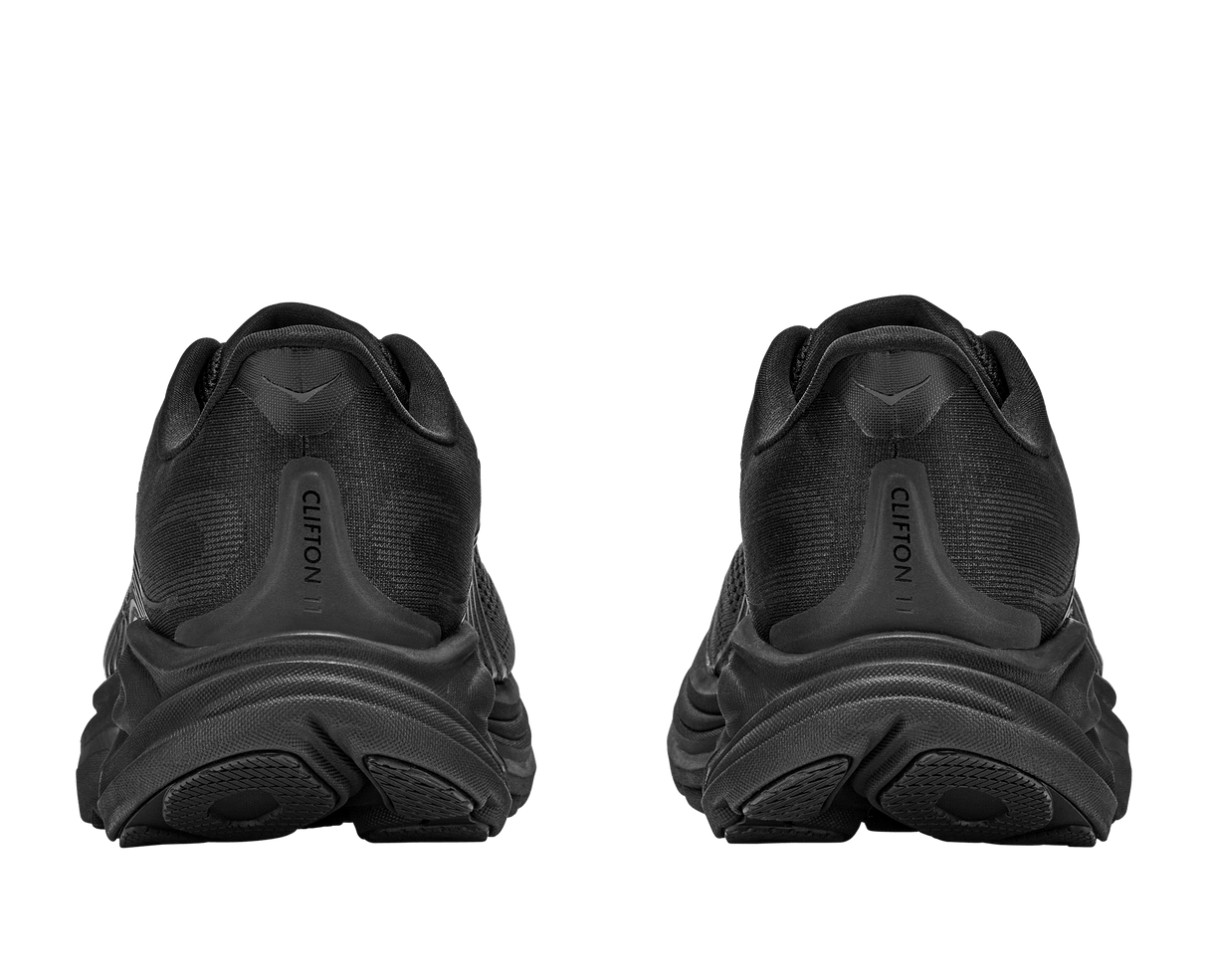 HOKA Men Clifton 11 Wide - Black / Black