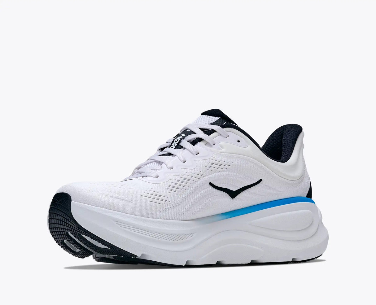 Buy HOKA Men Bondi 9 Wide - Frost / Black for running in Singapore - Running Lab SG