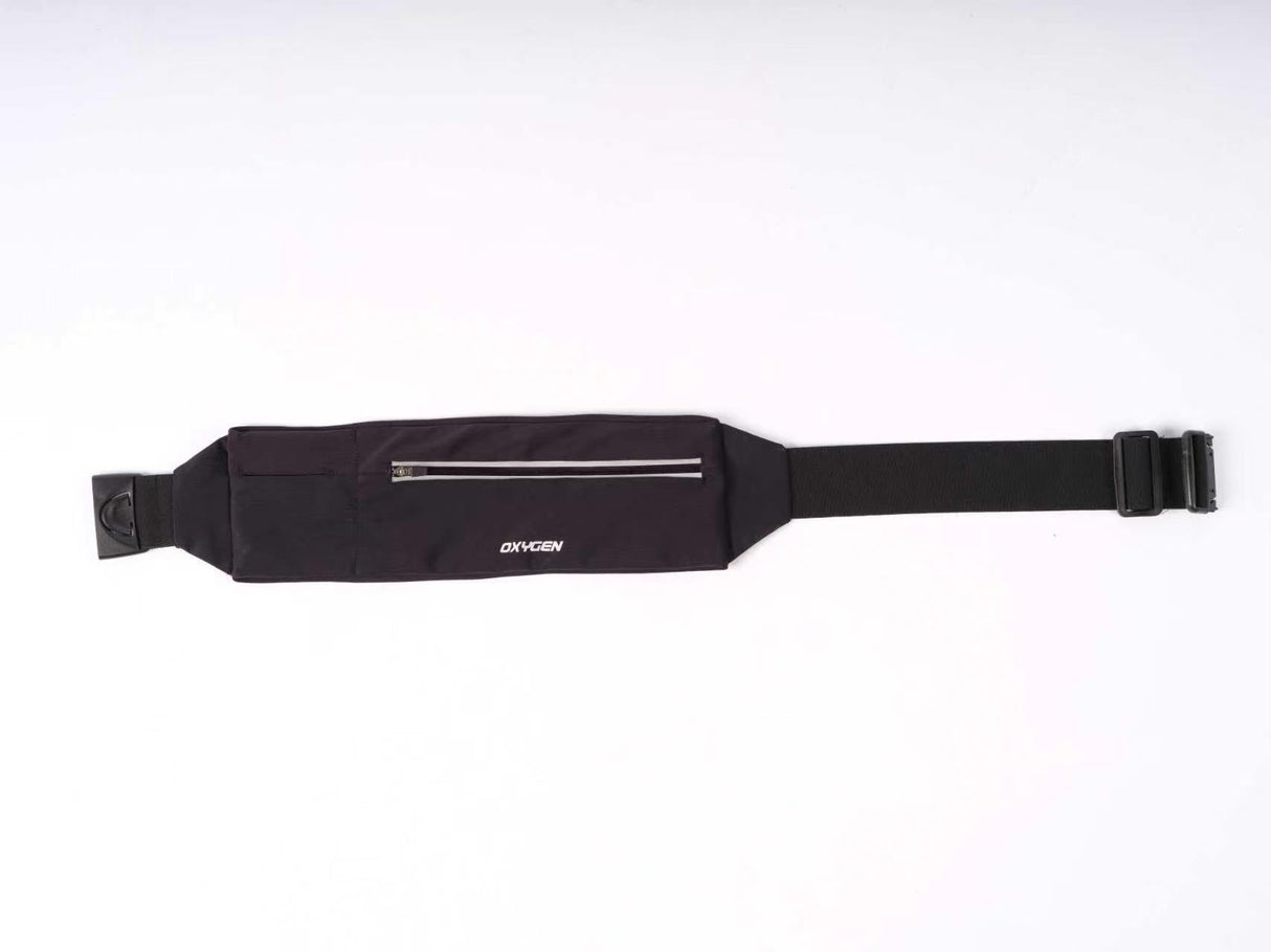 Buy Oxygen Double Pocket Waist Belt - Black for running in Singapore - Running Lab SG