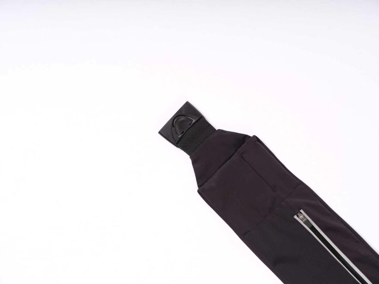 Buy Oxygen Double Pocket Waist Belt - Black for running in Singapore - Running Lab SG