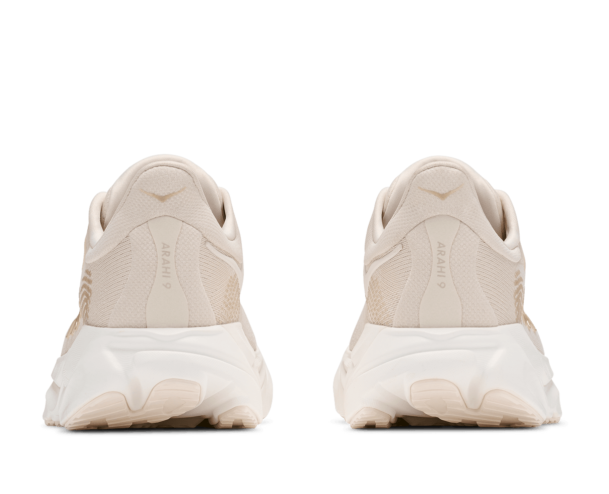 Buy HOKA Women Arahi 9 Wide - Alabaster / Oat Milk for running in Singapore - Running Lab SG