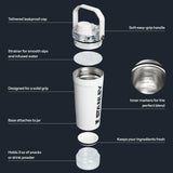 Buy Stanley The Vitalize™ Shaker Bottle 20 Oz - Chalk for running in Singapore - Running Lab SG