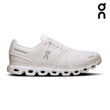 Buy On Men Cloud 6 Wide - White / White for running in Singapore - Running Lab SG