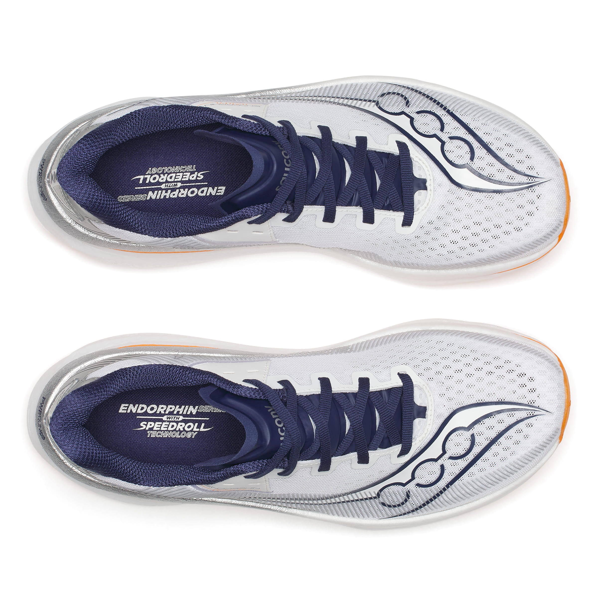 soorploom エッセンシャル　12y Saucony Men Endorphin Azura - White / Naval – Running Lab Singapore