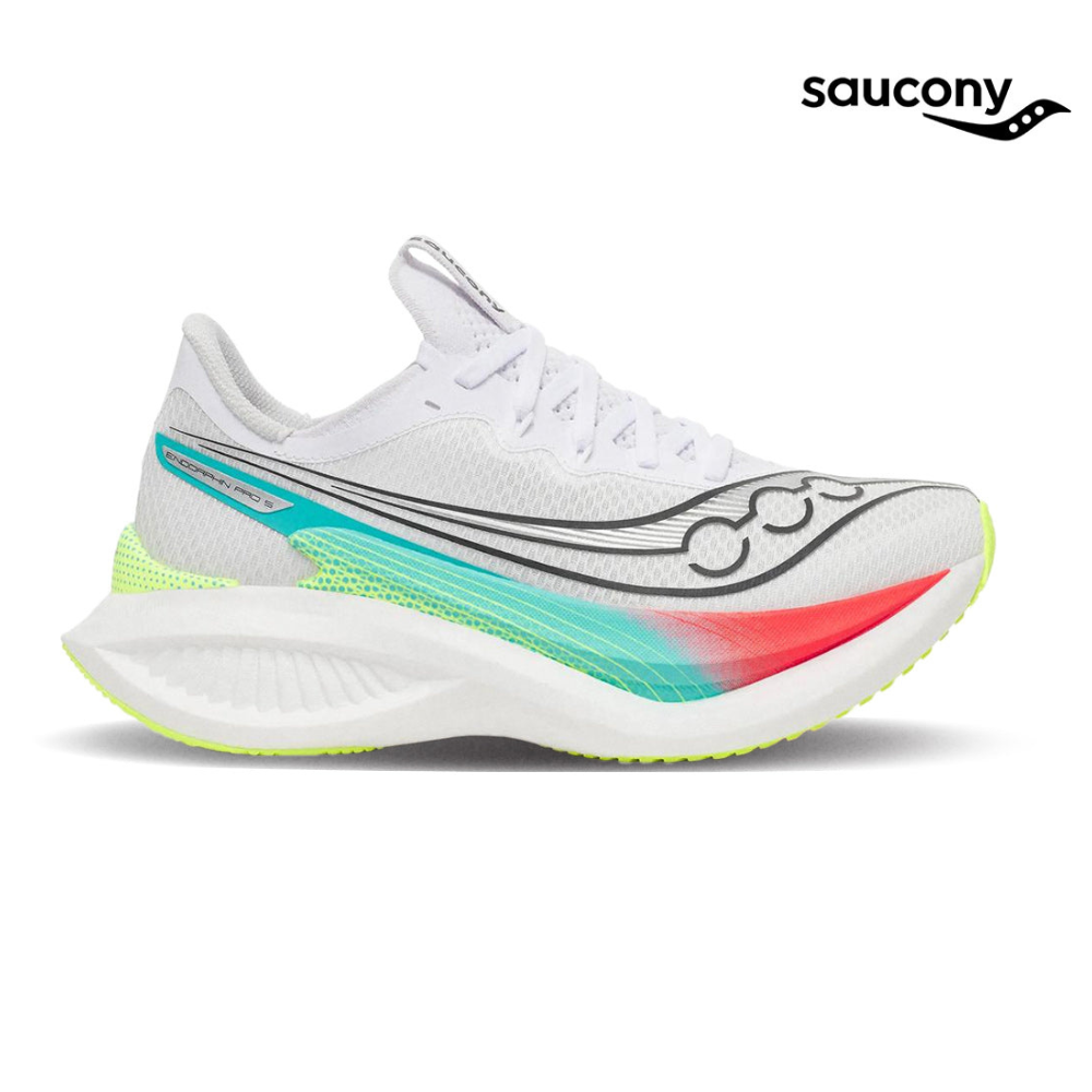 Saucony Women Endorphin Pro 5 - White / Multi