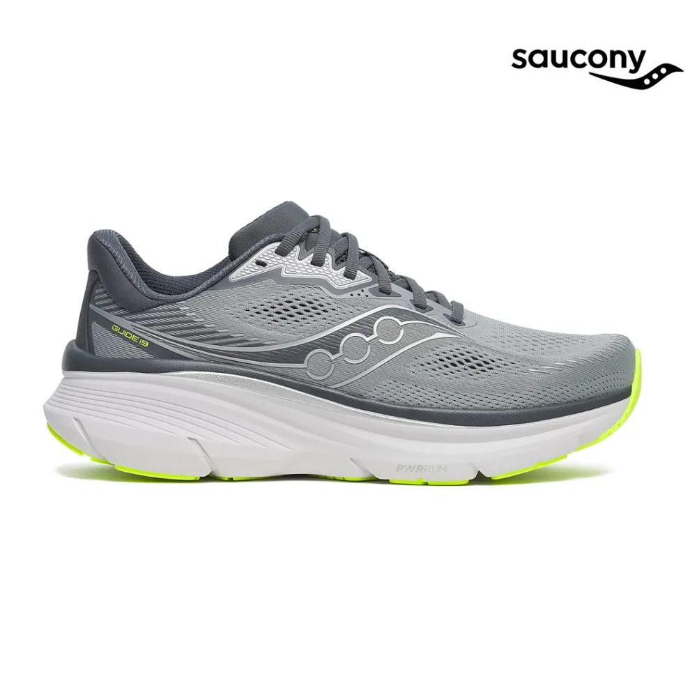 Saucony Men Guide 19 Wide - Fossil / Shadow