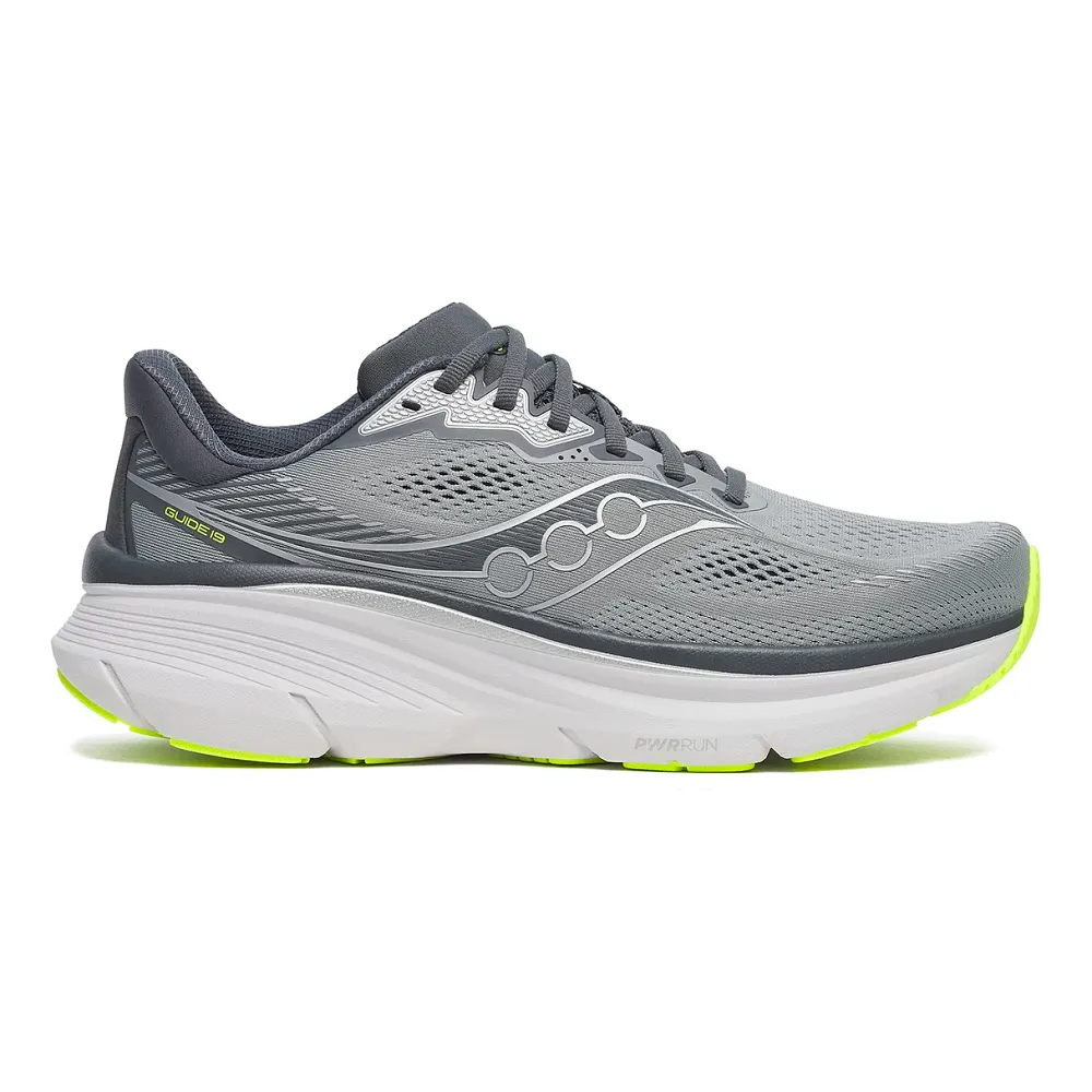 Saucony Men Guide 19 Wide - Fossil / Shadow