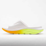 HOKA Unisex Ora Recovery Slide 3 - White / Neon Yuzu