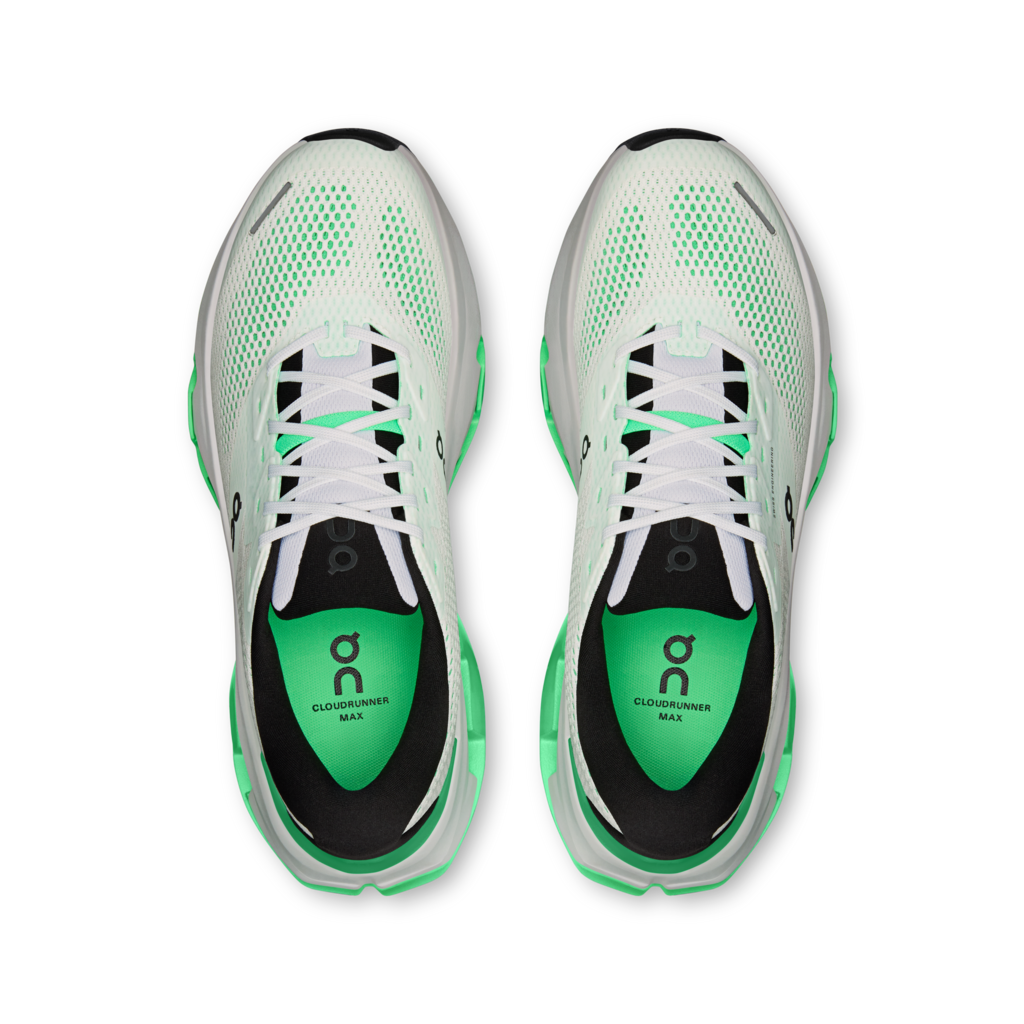 Buy On Men Cloudrunner Max 3 - White / Verdite for running in Singapore - Running Lab SG