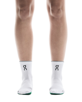Buy On Unisex Elite Run Sock Mid - White / Ivory for running in Singapore - Running Lab SG