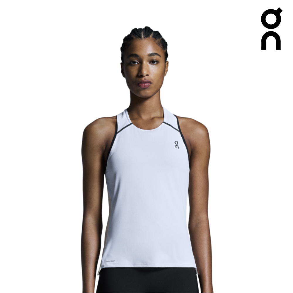 Buy On Running Women Performance Tank - White / Silver for running in Singapore - Running Lab SG