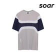 Buy SOAR Men Hot Weather T - Grey / Navy Stripe for running in Singapore - Running Lab SG