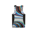 SOAR Men Race Vest - Dark Dot Stripe