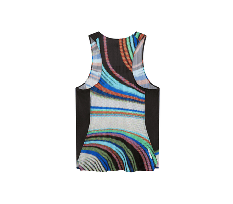 SOAR Men Race Vest - Dark Dot Stripe