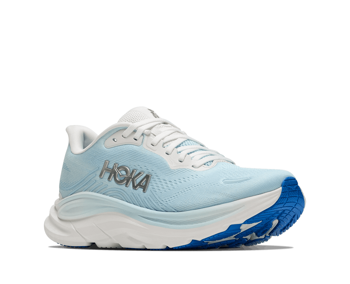 HOKA Women Clifton 11 Wide - Frost / Glimmering Blue