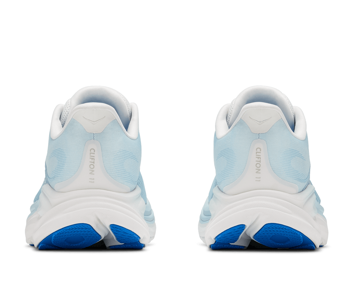 HOKA Women Clifton 11 Wide - Frost / Glimmering Blue