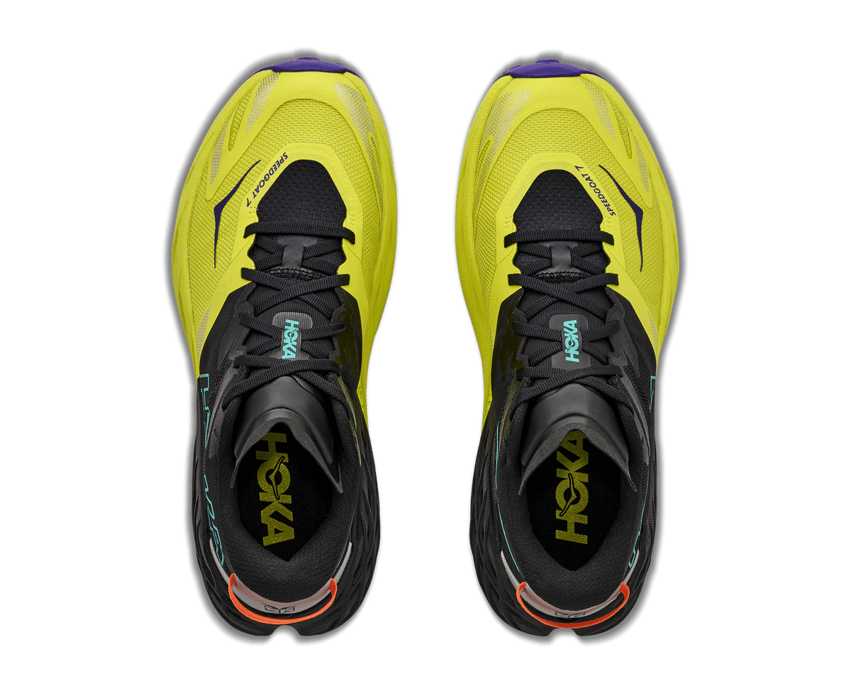 HOKA Men Speedgoat 7 - Black / Hoka Citrus