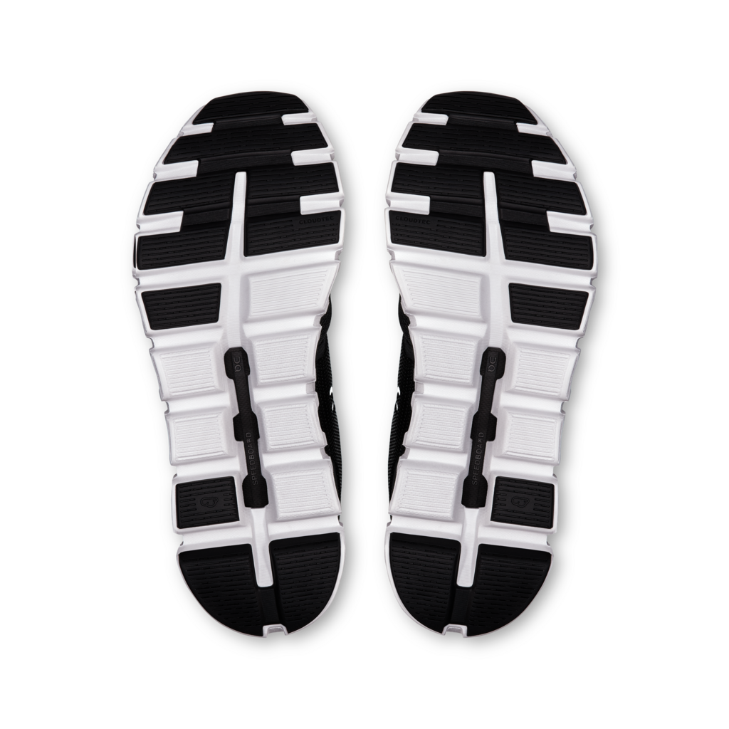 On Women Cloud 6 Wide - Black / White