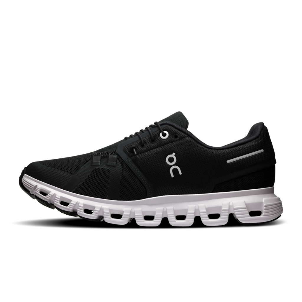On Women Cloud 6 Wide - Black / White