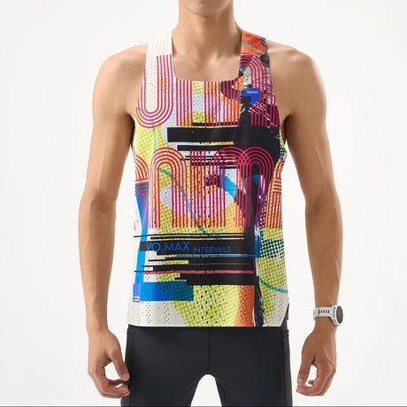 Nedao Men QiFlow Racing Singlet Vortex - Mark White