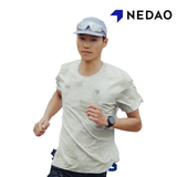 Nedao Men QiFlow Running T-Shirt Rockyroad - Cloudwhite