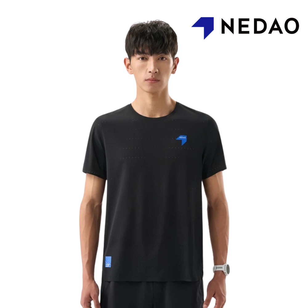 Nedao Men QiFlow Running T-Shirt 5.0 - Black