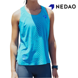 Nedao Women QiFlow Racing Singlet 5.0 - Lake Blue
