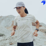 Nedao Women QiFlow Running T-Shirt Rockyroad - Cloudwhite