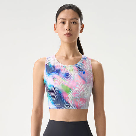 Buy NEDAO Women Qiflow Running Crop Top - Light Stream Pink for running in Singapore - Running Lab SG