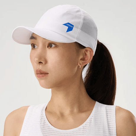 Buy NEDAO Unisex Breezeflex Soft Brim Cap - White for running in Singapore - Running Lab SG