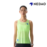 Nedao Women QiFlow Racing Singlet 5.0 - Aurora Green