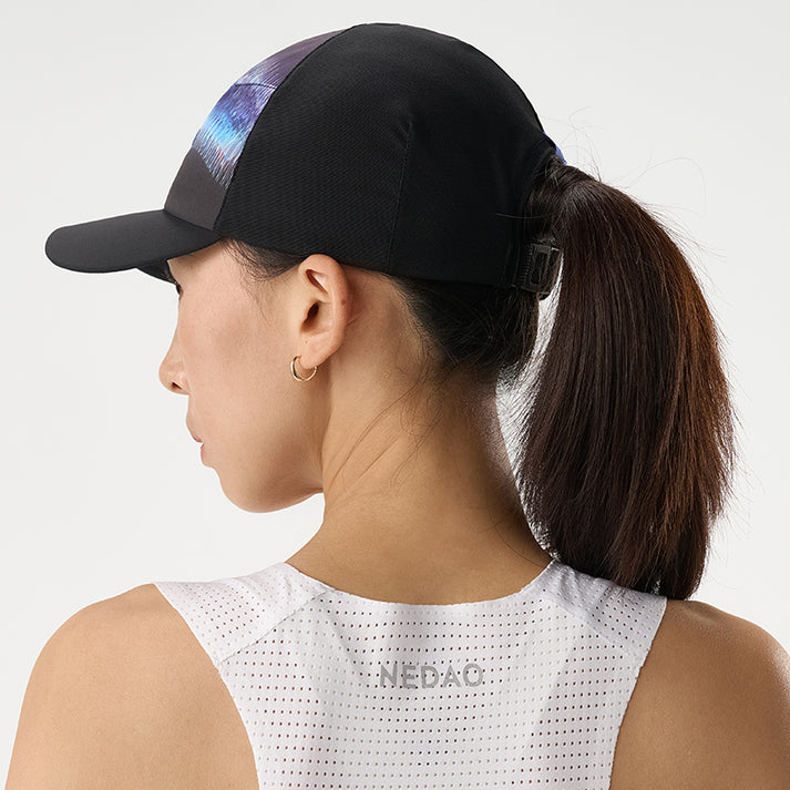 Nedao Unisex Breezeflex Soft Brim Cap Vortex - Black