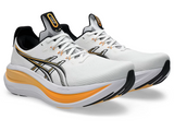 Buy ASICS Men Gel-Nimbus 28 - White / Stadium Orange for running in Singapore - Running Lab SG