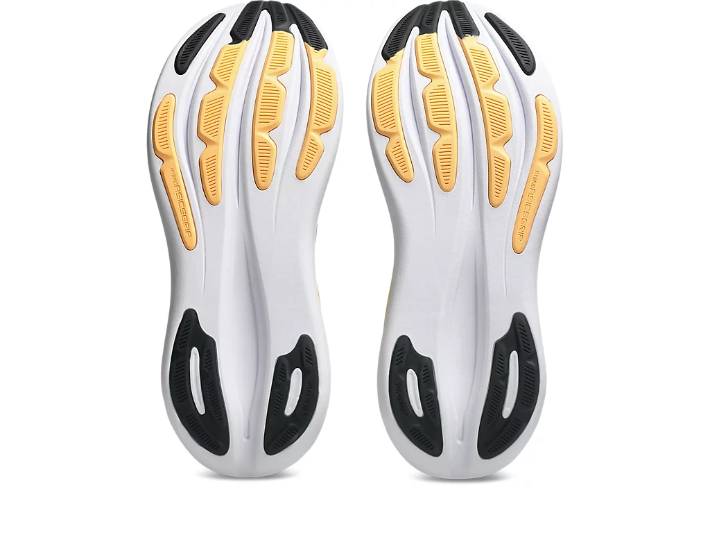 Buy ASICS Men Gel-Nimbus 28 - White / Stadium Orange for running in Singapore - Running Lab SG