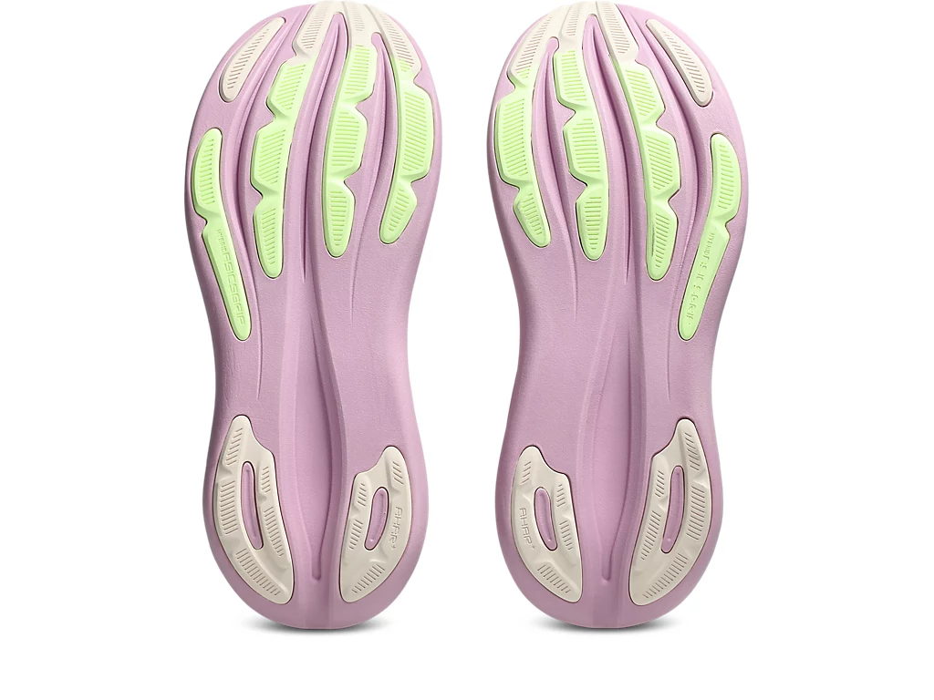 Buy ASICS Women Gel-Nimbus 28 Wide - White / Hazy Lilac for running in Singapore - Running Lab SG