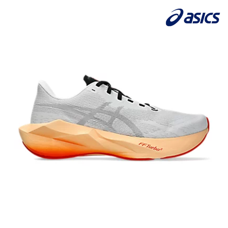 Buy ASICS Men Novablast 6 - White / Orange Glow for running in Singapore - Running Lab SG