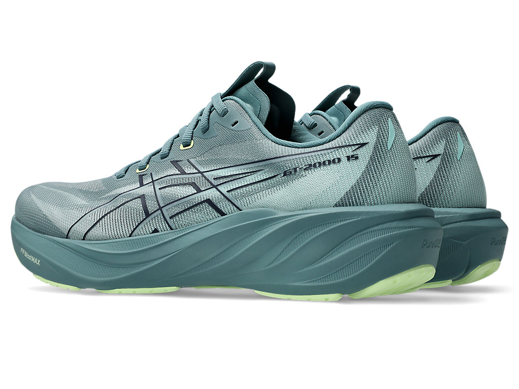 Buy ASICS Men GT-2000 15 Wide - Foggy Teal / Illuminate Yellow for running in Singapore - Running Lab SG