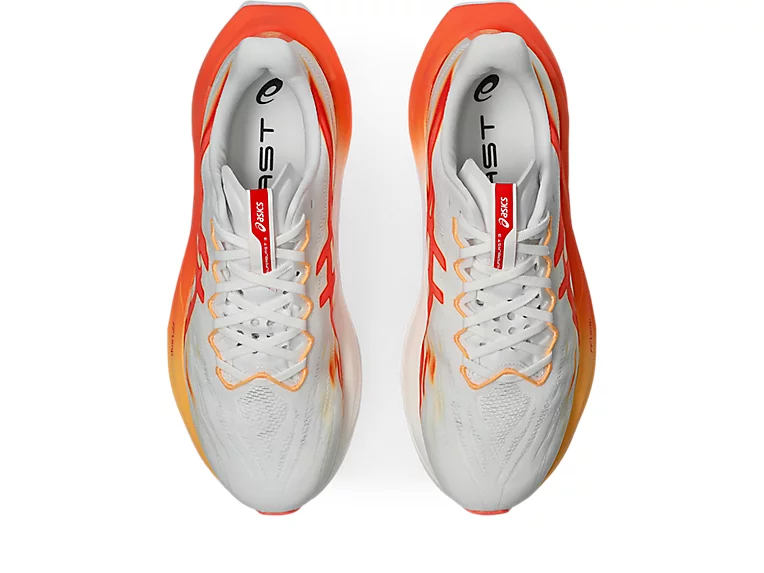 Buy ASICS Unisex Superblast 3 - White / Orange Glow for running in Singapore - Running Lab SG