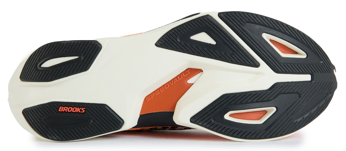 Brooks Men Hyperion Max 4 - Grey / Tigerlily / Black