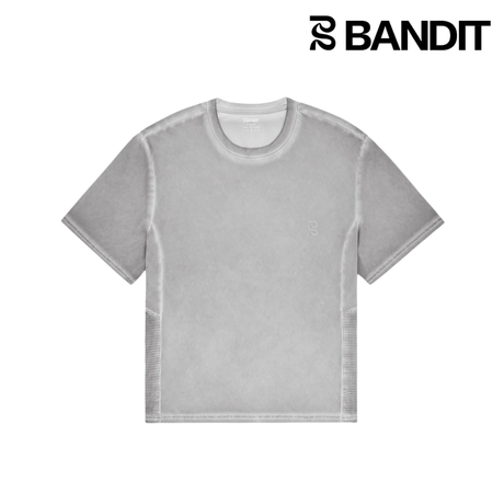 Buy Bandit Men Friosoft Perforated Box Tee - Concrete Taupe for running in Singapore - Running Lab SG