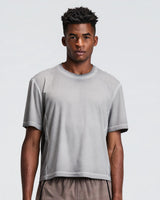 Buy Bandit Men Friosoft Perforated Box Tee - Concrete Taupe for running in Singapore - Running Lab SG
