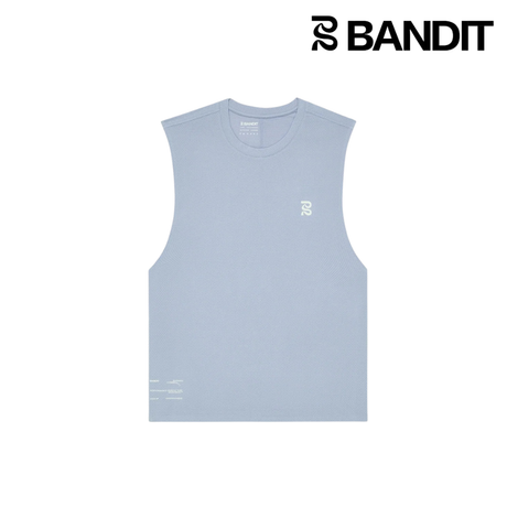 Buy Bandit Men Micromesh Run Tank - Pavilion Blue for running in Singapore - Running Lab SG