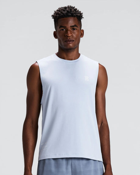 Buy Bandit Men Micromesh Run Tank - Pavilion Blue for running in Singapore - Running Lab SG