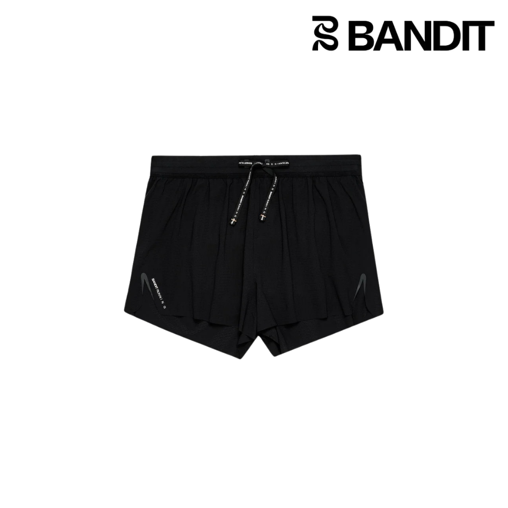 Buy Bandit Men RipSpeed 3" Split Shorts - Black for running in Singapore - Running Lab SG