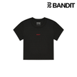 Buy Bandit Women Vituccia Cropped Performance Tee - Black for running in Singapore - Running Lab SG